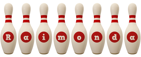 Raimonda bowling-pin logo