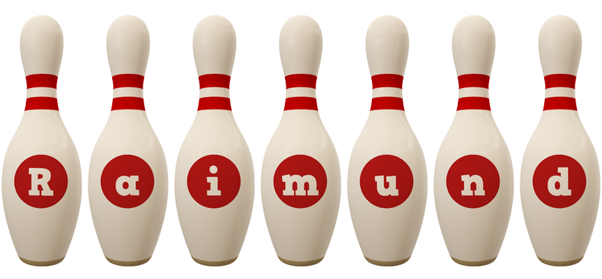 Raimund bowling-pin logo