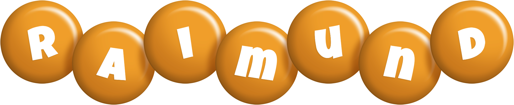 Raimund candy-orange logo