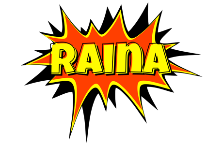 Raina bazinga logo