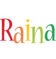 Raina birthday logo