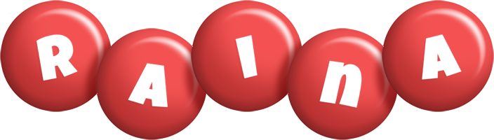 Raina candy-red logo
