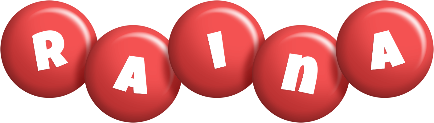 Raina candy-red logo