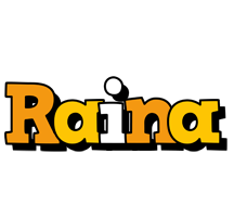 Raina cartoon logo