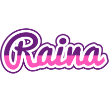 Raina cheerful logo