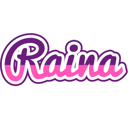Raina cheerful logo