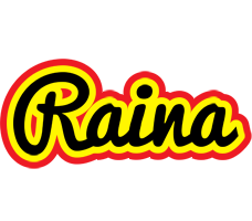 Raina flaming logo
