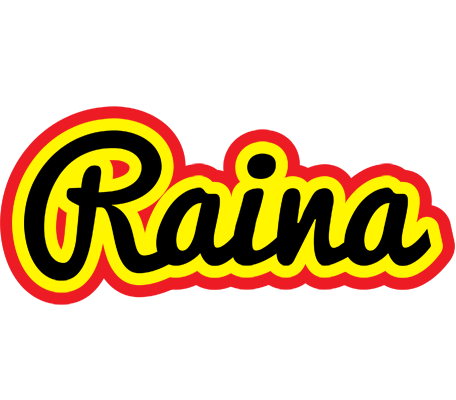 Raina flaming logo