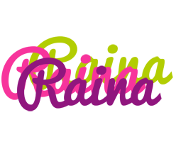 Raina flowers logo