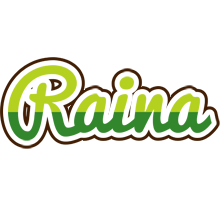 Raina golfing logo