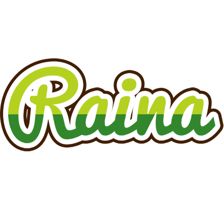 Raina golfing logo