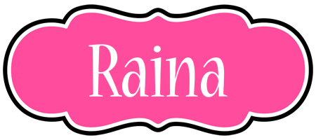 Raina invitation logo