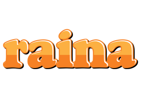 Raina orange logo