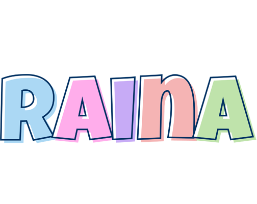Raina pastel logo