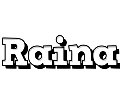 Raina snowing logo