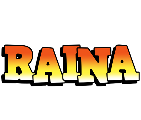 Raina sunset logo