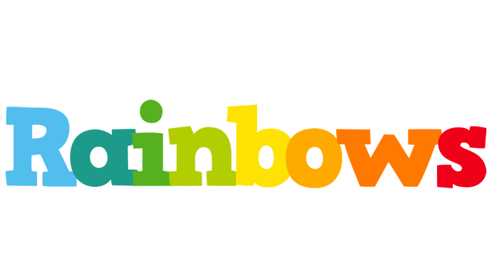RAINBOWS logo effect. Colorful text effects in various flavors. Customize your own text here: https://www.textgiraffe.com/logos/rainbows/