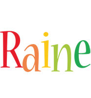 Raine birthday logo