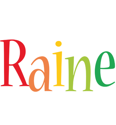 Raine birthday logo