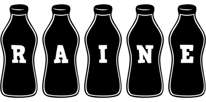 Raine bottle logo
