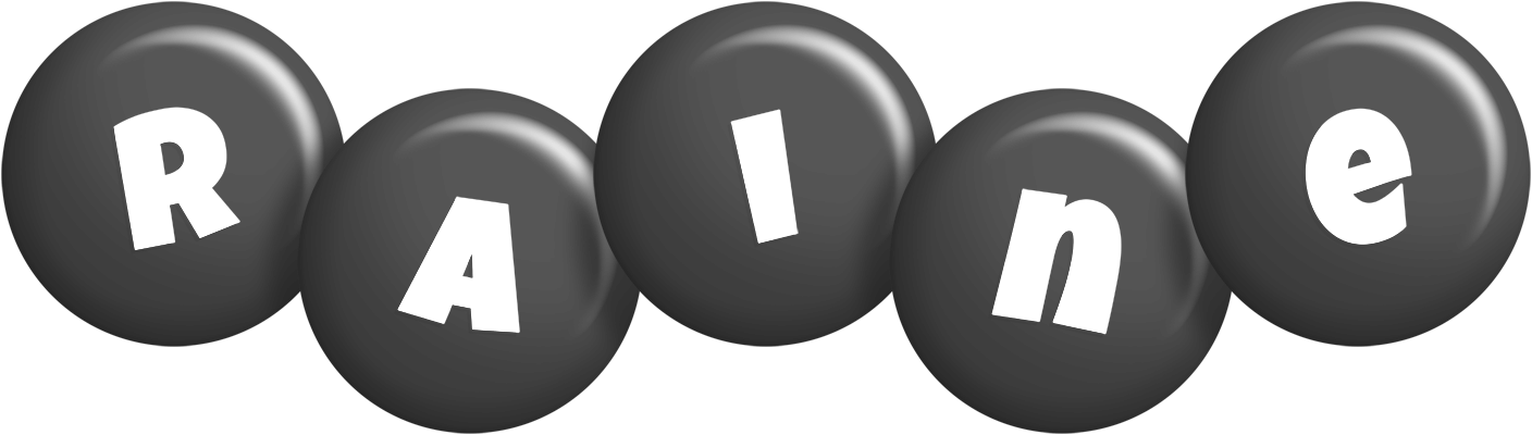 Raine candy-black logo