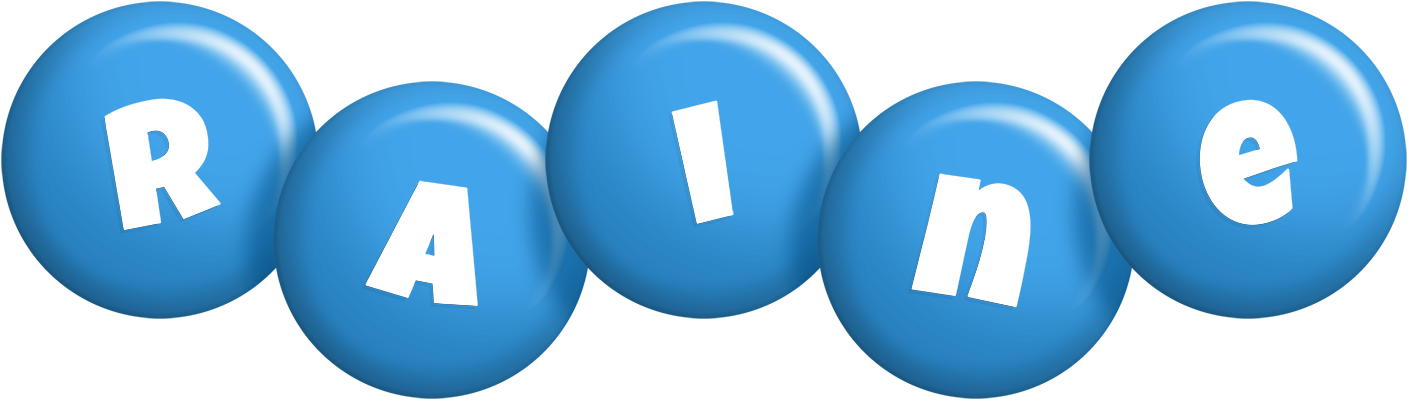 Raine candy-blue logo