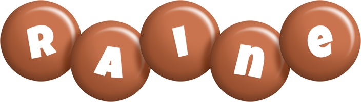 Raine candy-brown logo
