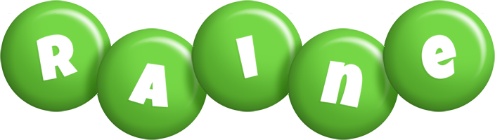 Raine candy-green logo