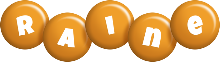 Raine candy-orange logo