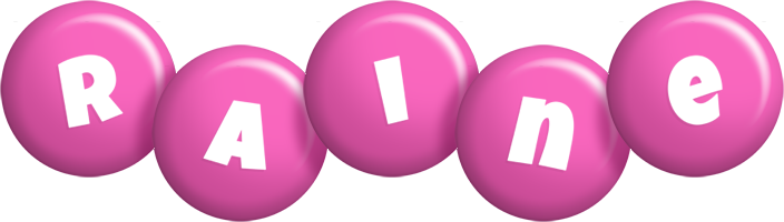Raine candy-pink logo