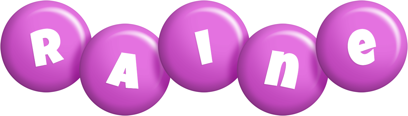 Raine candy-purple logo