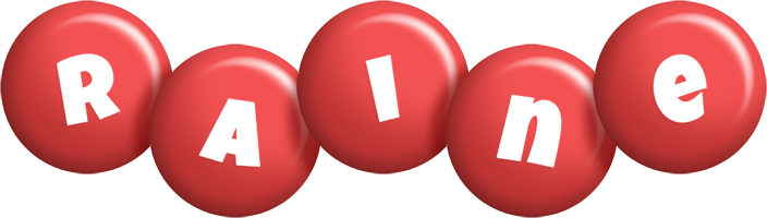 Raine candy-red logo