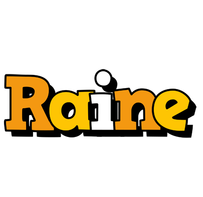 Raine cartoon logo
