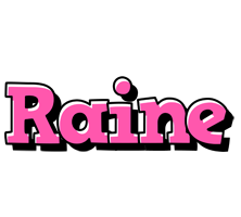 Raine girlish logo