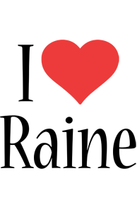 Raine i-love logo