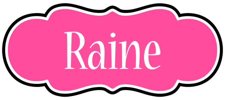 Raine invitation logo