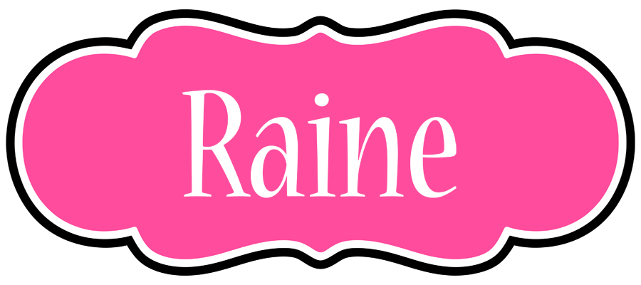 Raine invitation logo