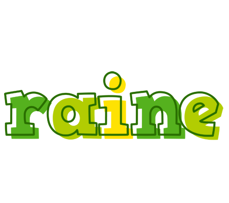 Raine juice logo