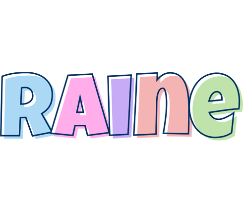 Raine pastel logo