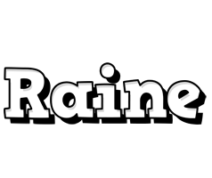 Raine snowing logo
