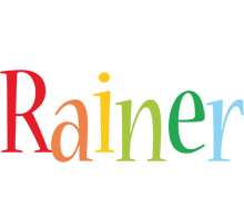 Rainer birthday logo