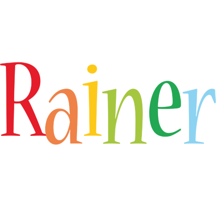 Rainer birthday logo