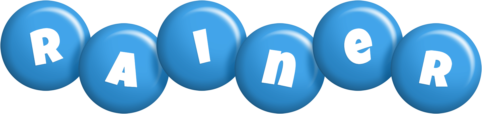 Rainer candy-blue logo