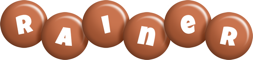 Rainer candy-brown logo