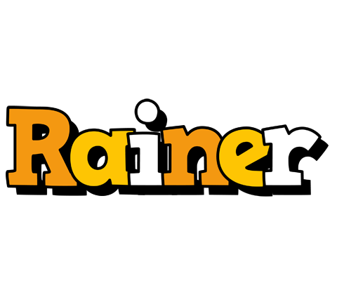 Rainer cartoon logo