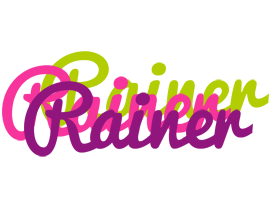 Rainer flowers logo