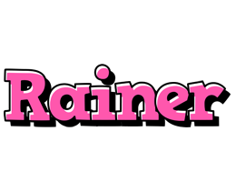 Rainer girlish logo