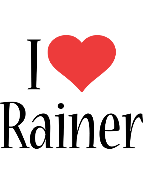 Rainer i-love logo
