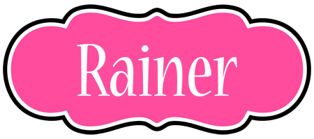 Rainer invitation logo