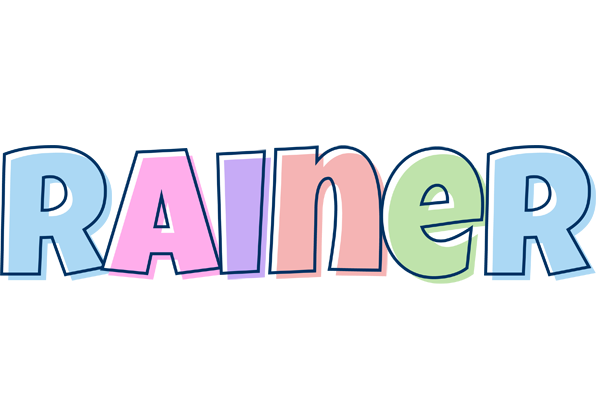 Rainer pastel logo